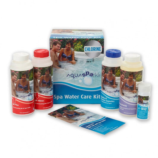 Aquasparkle Chlorine Hot Tub Spa Water Care Kit
