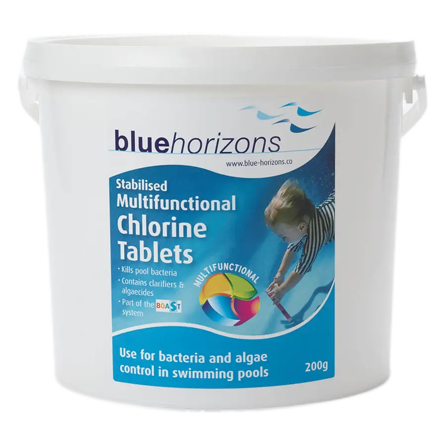 Blue Horizons Multifunctional 200g Chlorine Tablets 2kg